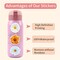 Cute Daisy Stickers 55PCS Beautiful Plants Waterproof Flower Stickers for Water Bottles Laptop Luggage Journaling, Party Rewards Waterproof Vinyl Decals for Kids Teens Adults (Colourful)